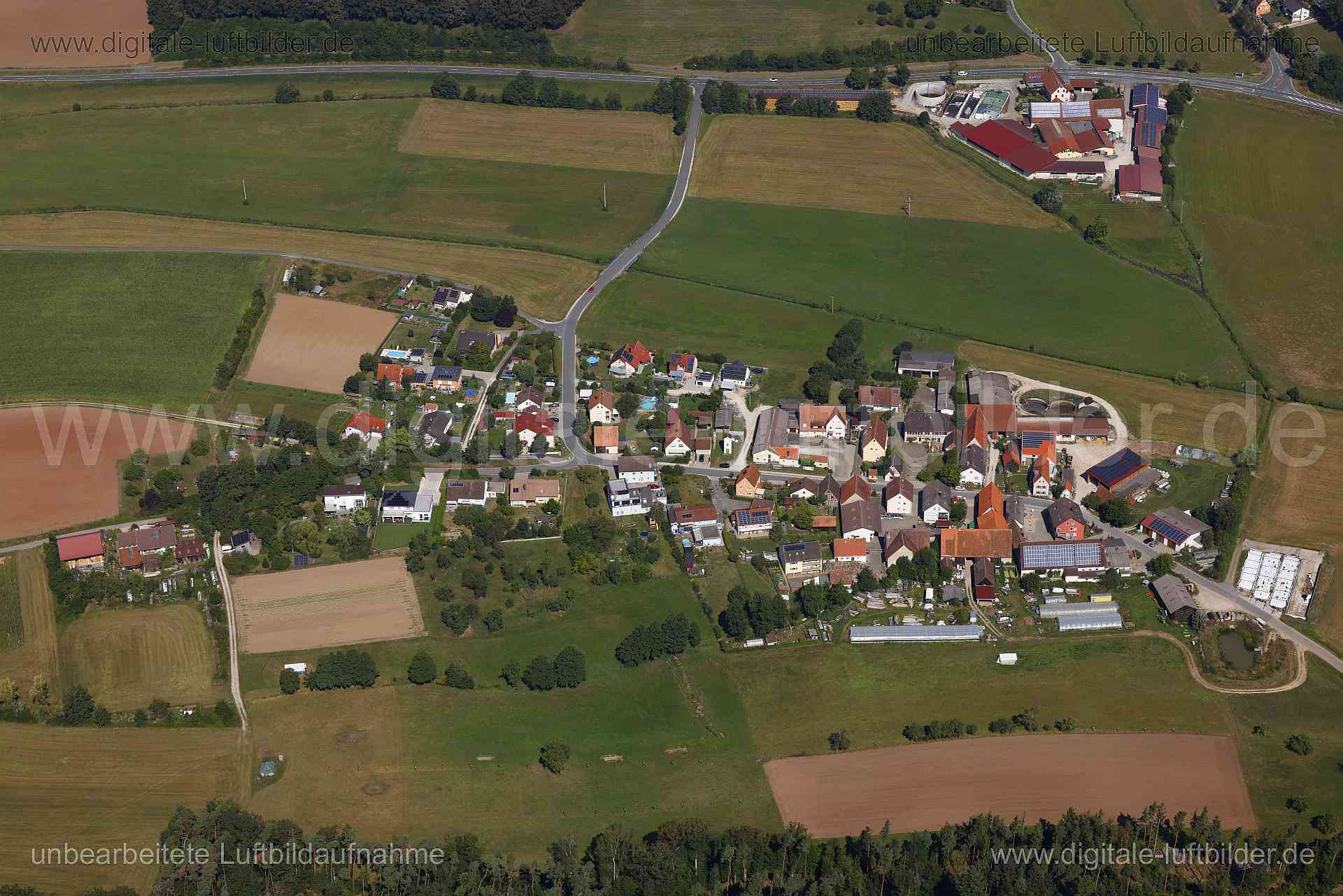 Luftaufnahme Gunzendorf in Gunzendorf | Mittelfranken, Bayern