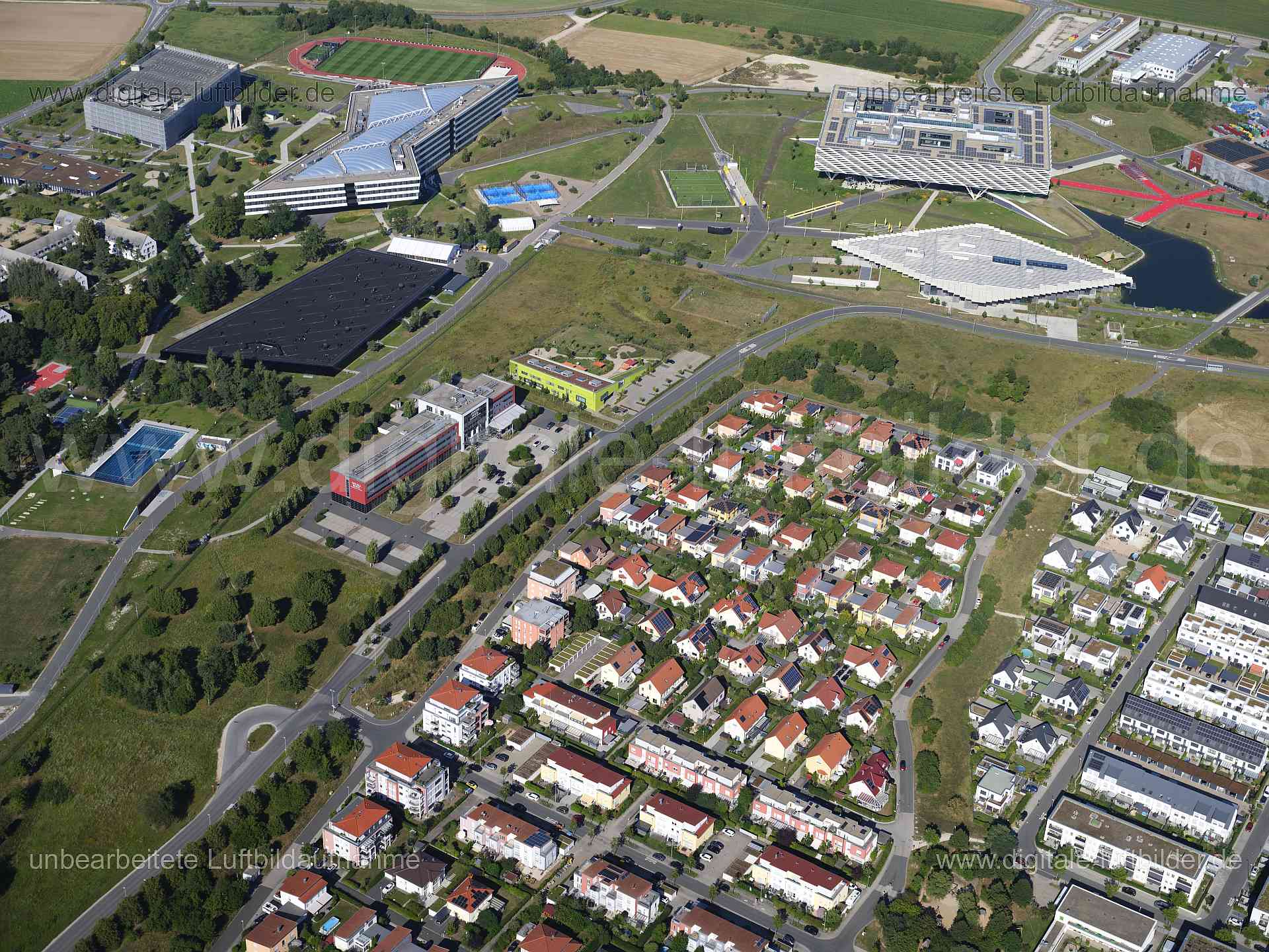 Luftaufnahme Herzo Base in Herzogenaurach | Mittelfranken, Bayern