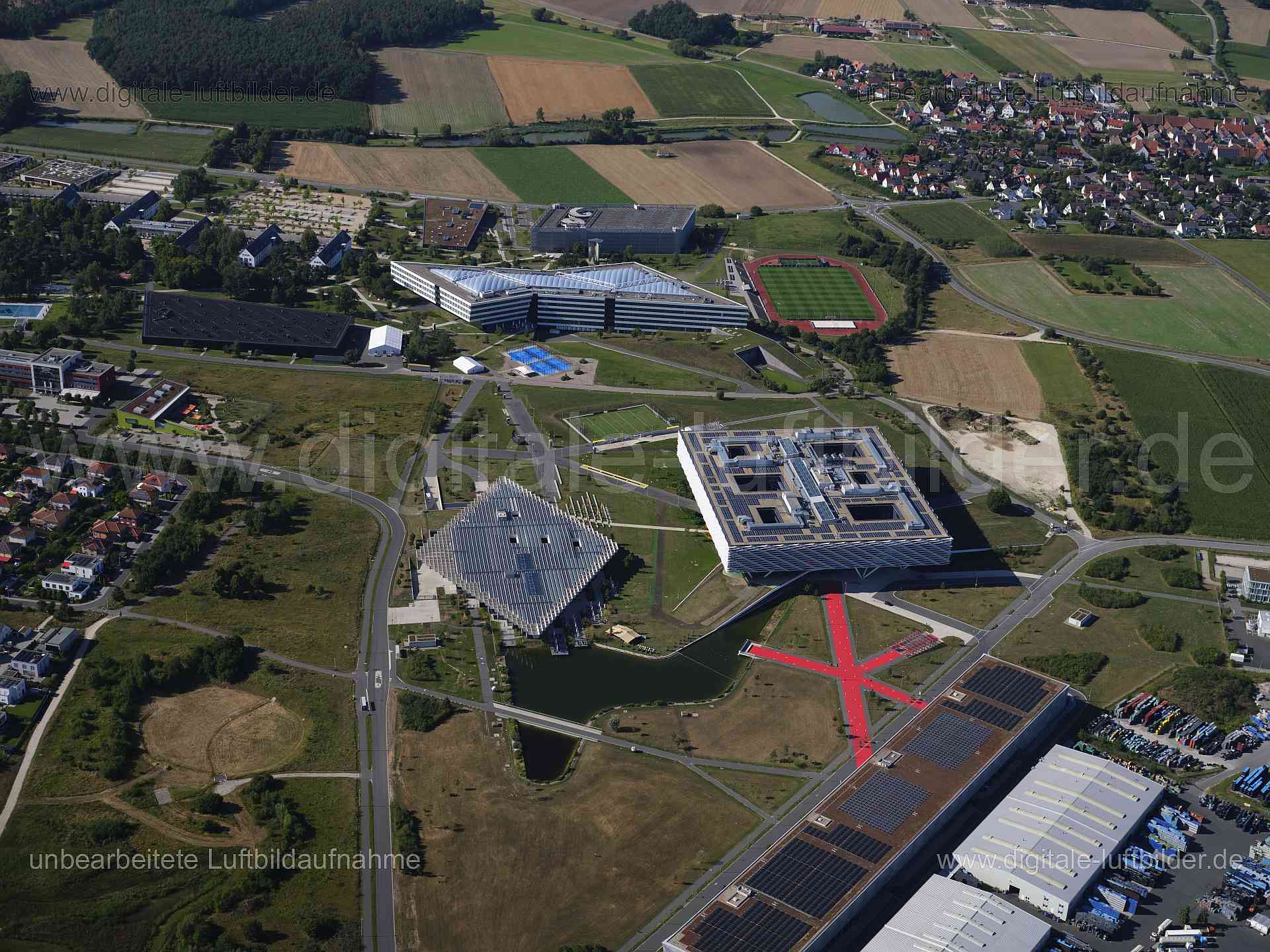 Luftaufnahme Herzo Base in Herzogenaurach | Mittelfranken, Bayern