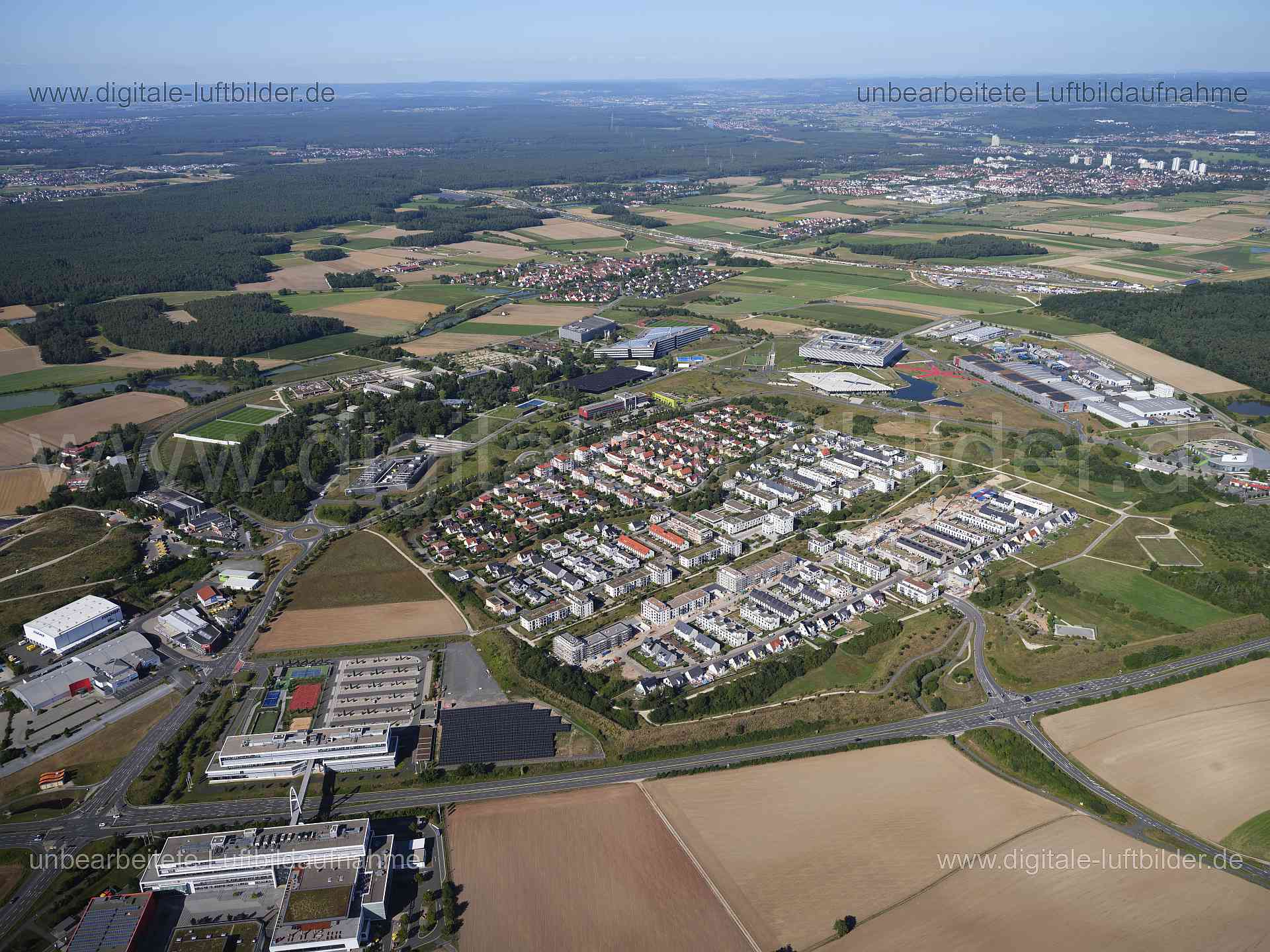 Luftaufnahme Herzo Base in Herzogenaurach | Mittelfranken, Bayern