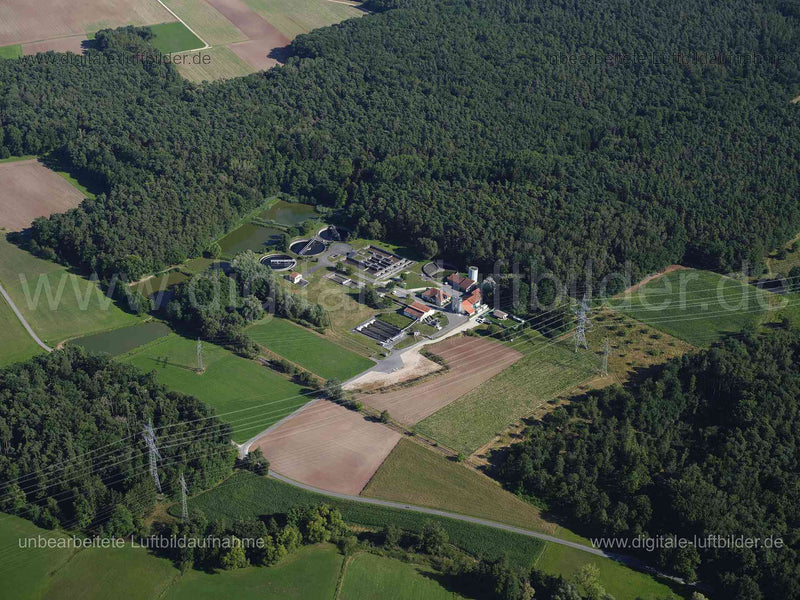 Luftaufnahme Klärwerk Herzogenaurach in Herzogenaurach | Mittelfranken, Bayern