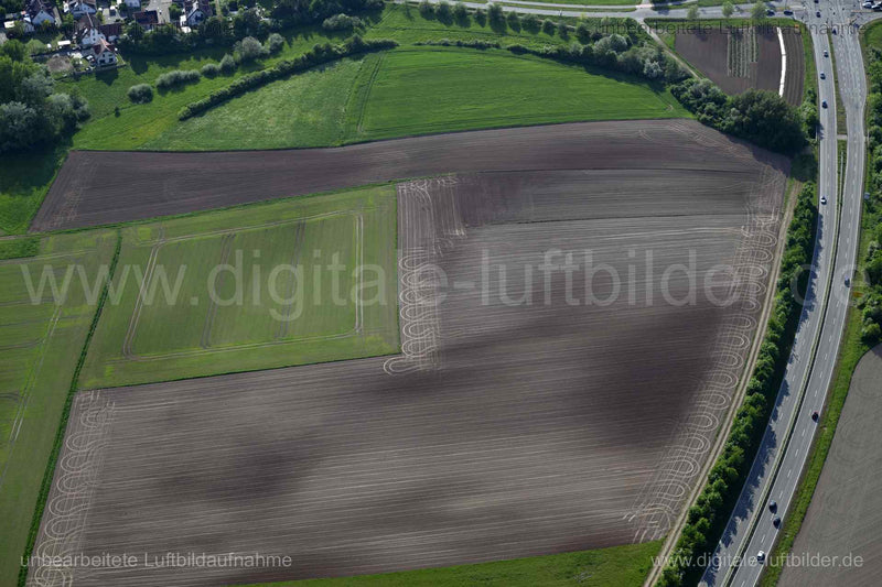 Luftaufnahme Landwirtschaft in Herzogenaurach | Mittelfranken, Bayern