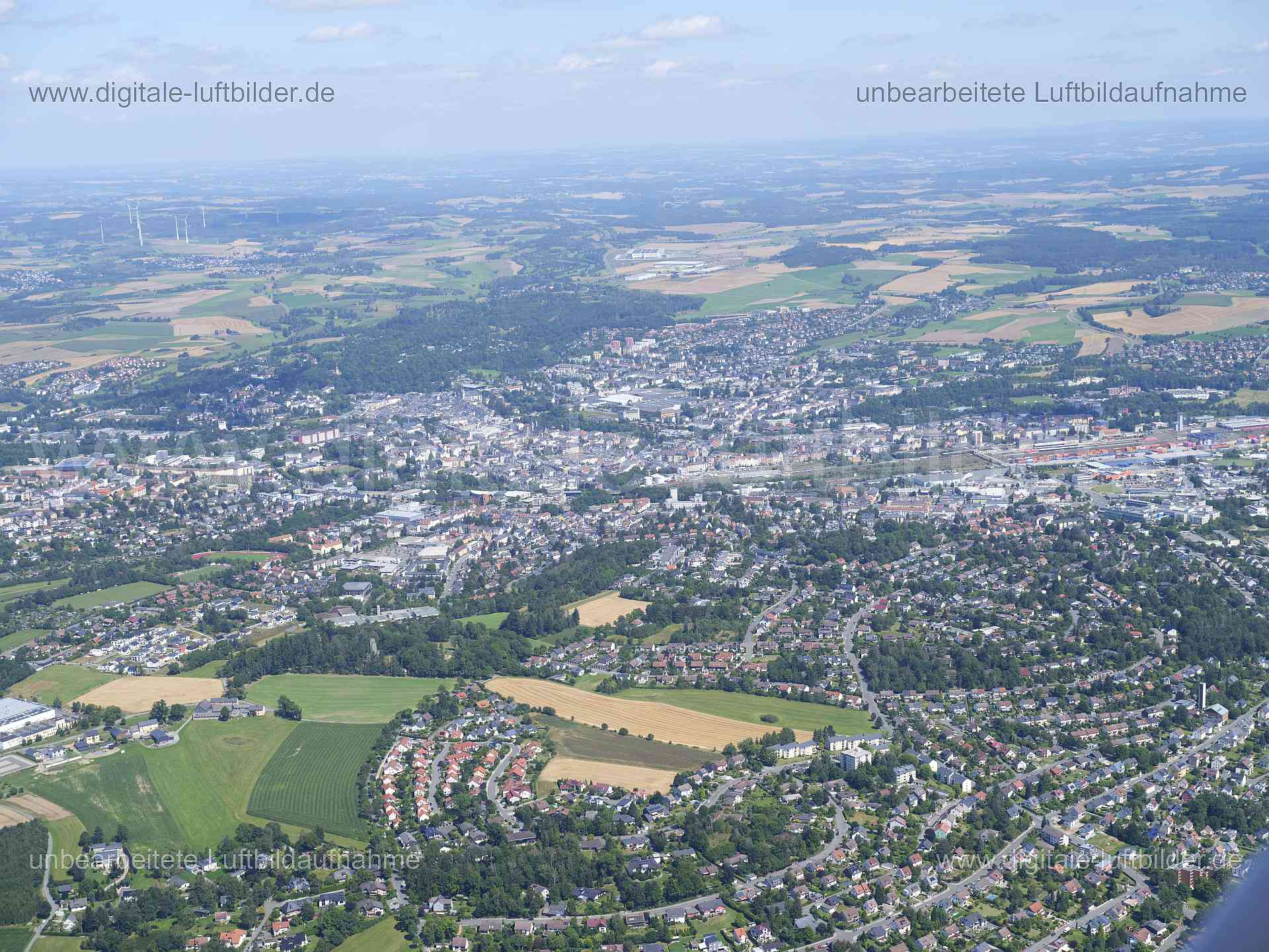 Luftaufnahme Hof in Hof | Oberfranken, Bayern