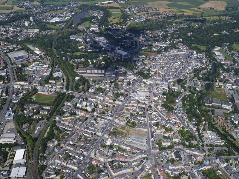 Luftaufnahme Hof in Hof | Oberfranken, Bayern