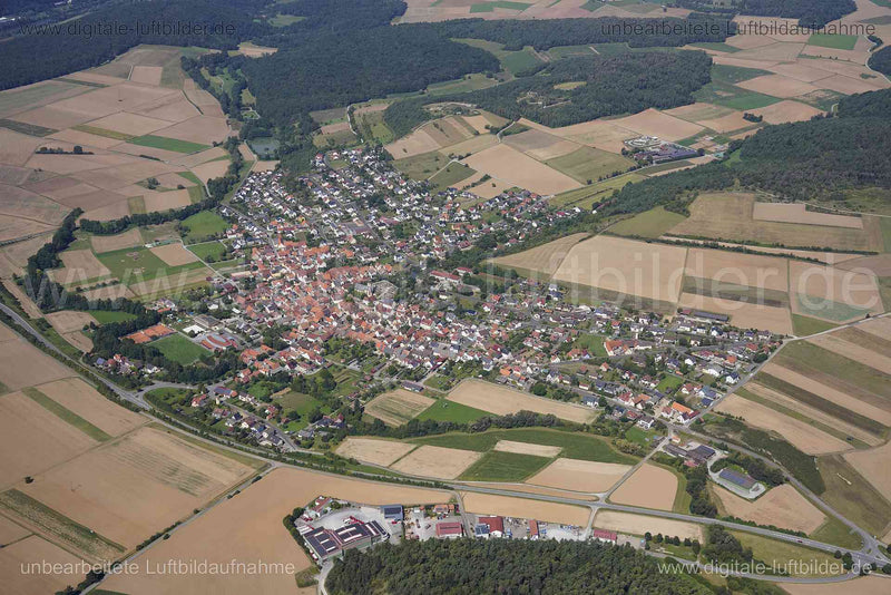 Luftaufnahme Karbach in Karbach | Unterfranken, Bayern