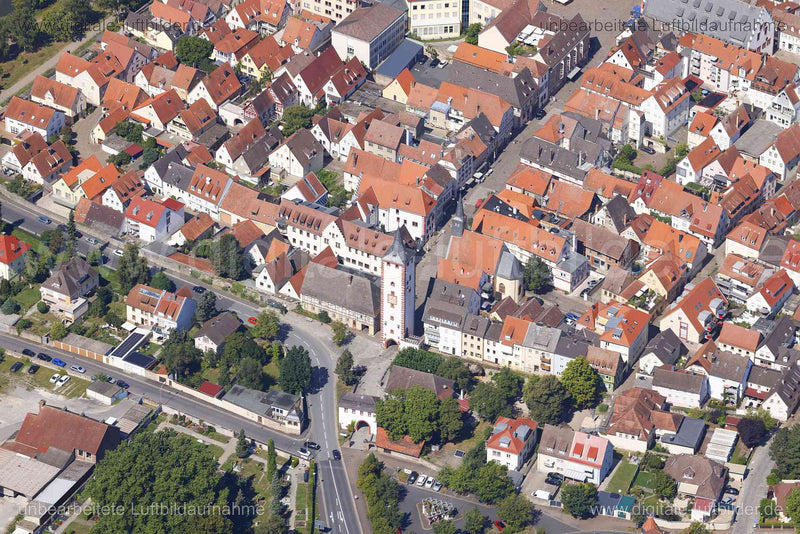Luftaufnahme Karlstadt - Oberer Tortum in Karlstadt | Unterfranken, Bayern
