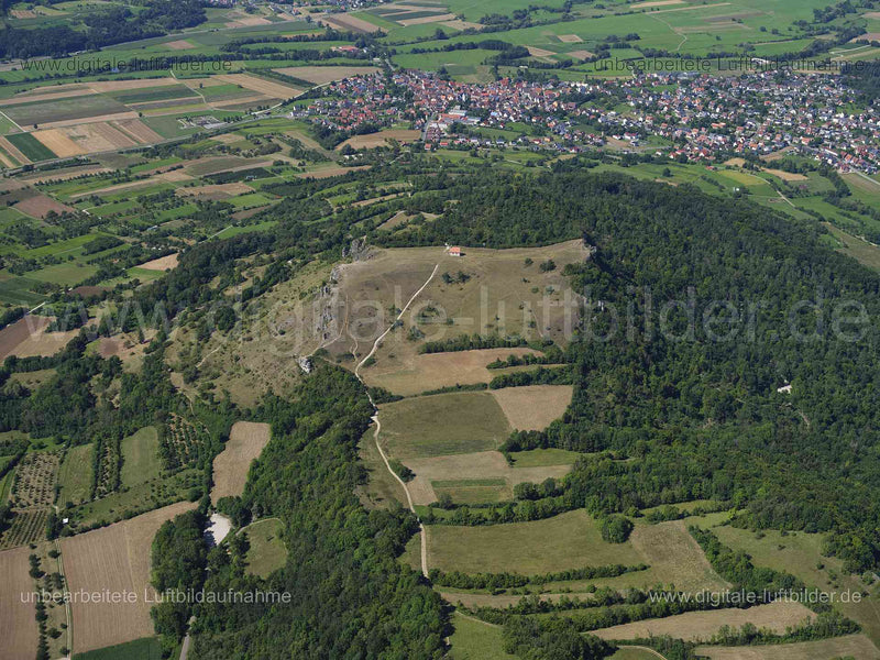 Luftaufnahme Walberla - Kirchehrenbach in Kirchehrenbach | Oberfranken, Bayern