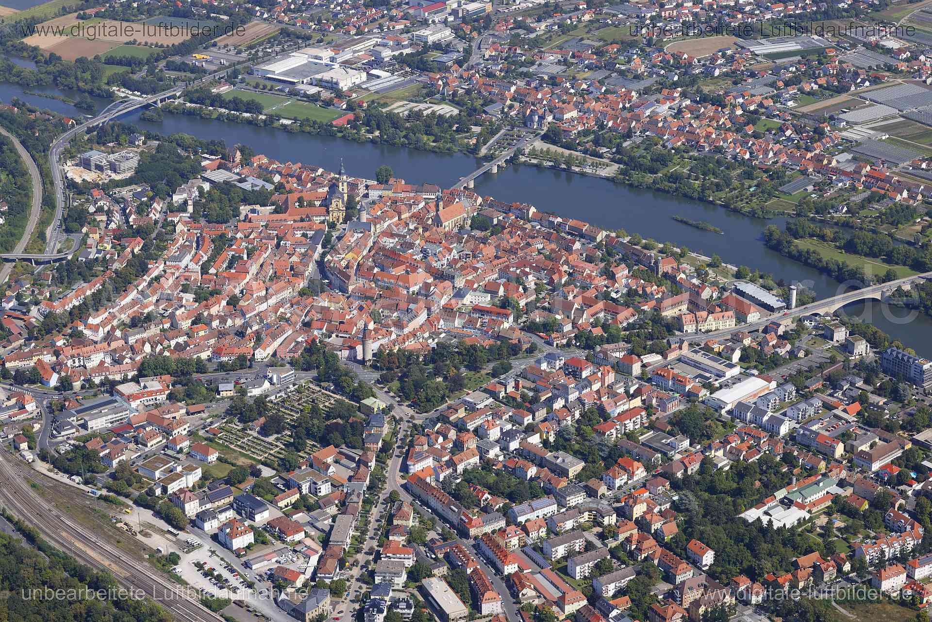 Luftaufnahme Kitzingen in Kitzingen | Unterfranken, Bayern