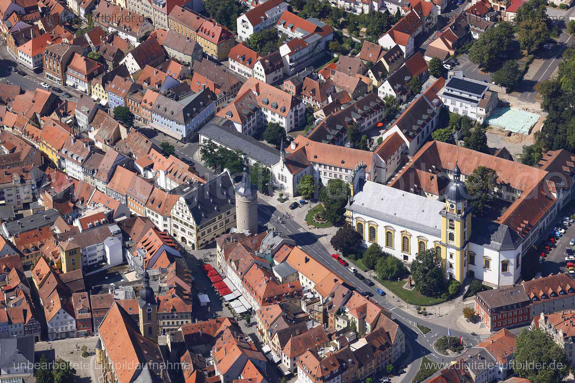 Luftaufnahme Kitzingen in Kitzingen | Unterfranken, Bayern