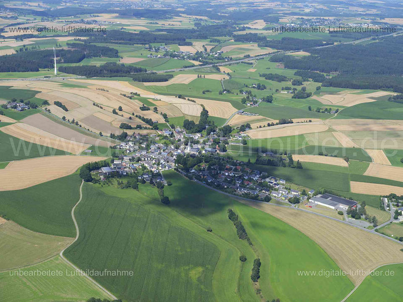 Luftaufnahme Ahornberg in Konradsreuth | Oberfranken, Bayern
