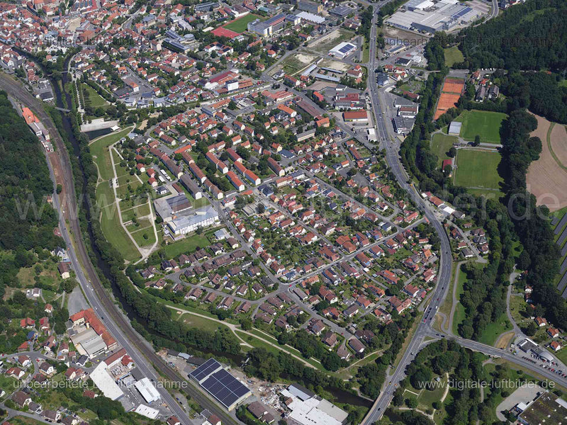 Luftaufnahme Kronach in Kronach | Oberfranken, Bayern