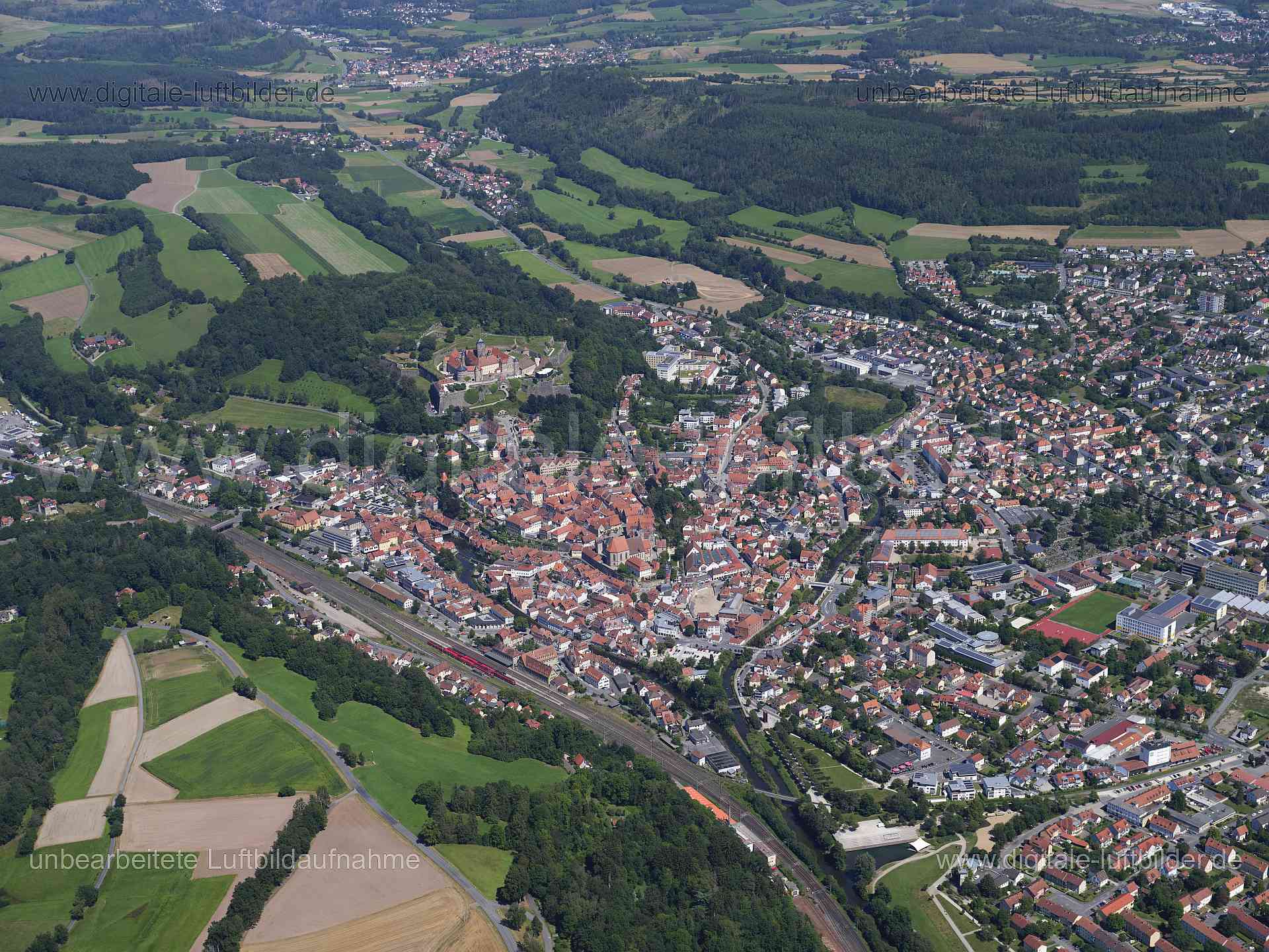 Luftaufnahme Kronach in Kronach | Oberfranken, Bayern