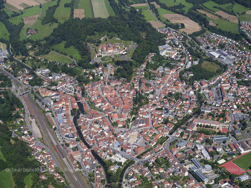 Luftaufnahme Kronach in Kronach | Oberfranken, Bayern