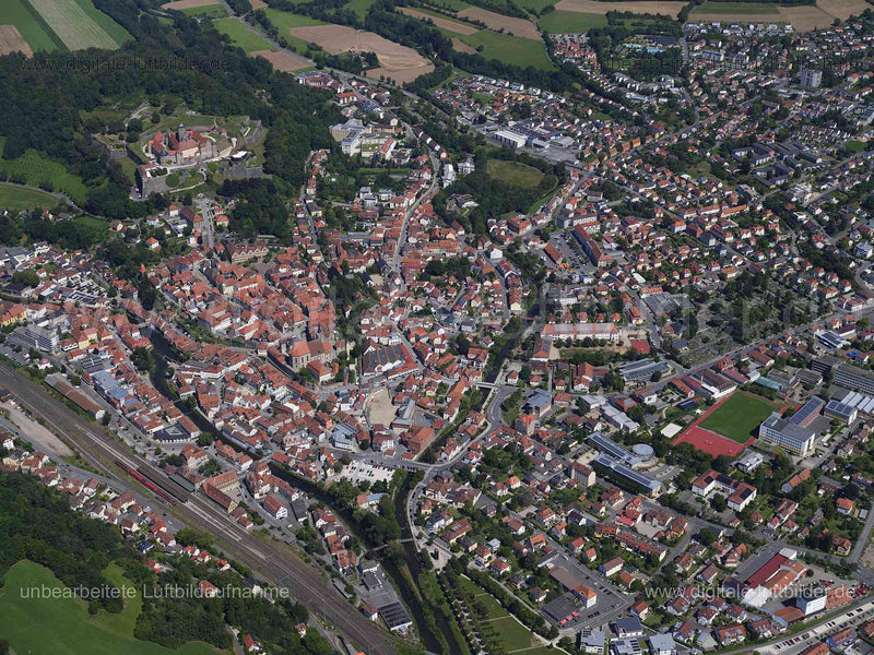 Luftaufnahme Kronach in Kronach | Oberfranken, Bayern