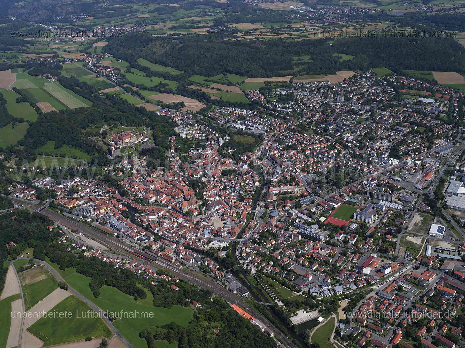 Luftaufnahme Kronach in Kronach | Oberfranken, Bayern