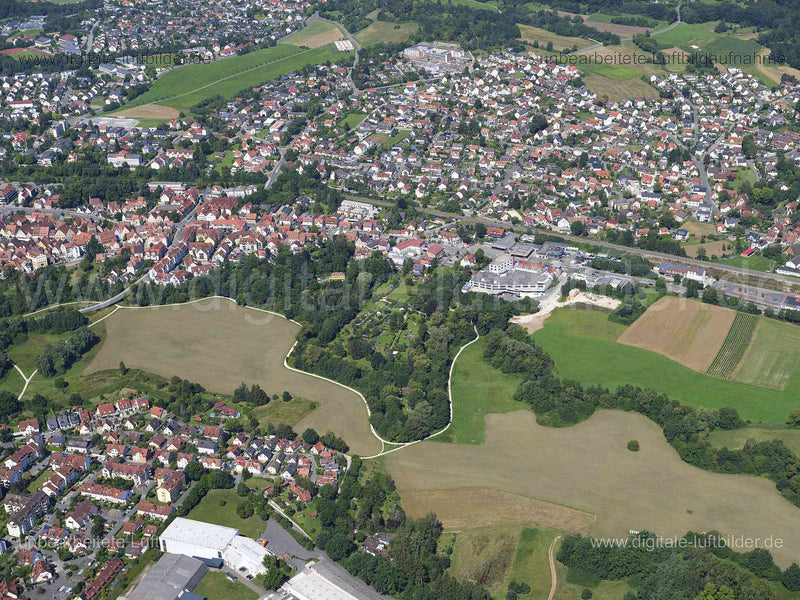 Luftaufnahme Lauf an der Pegnitz in Lauf an der Pegnitz | Mittelfranken, Bayern