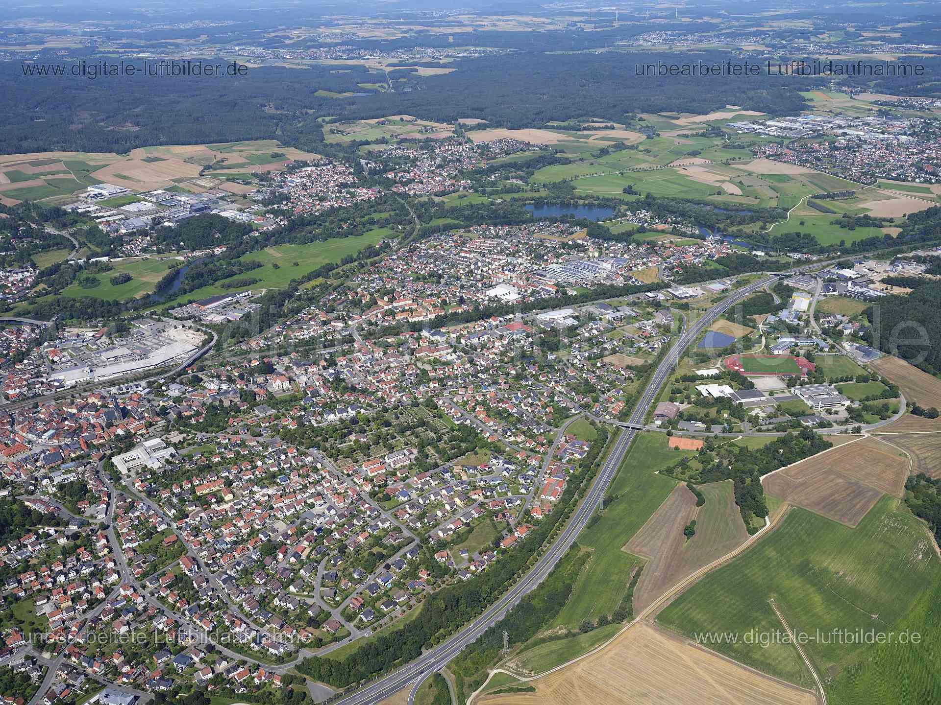 Luftaufnahme Lichtenfels in Lichtenfels | Oberfranken, Bayern