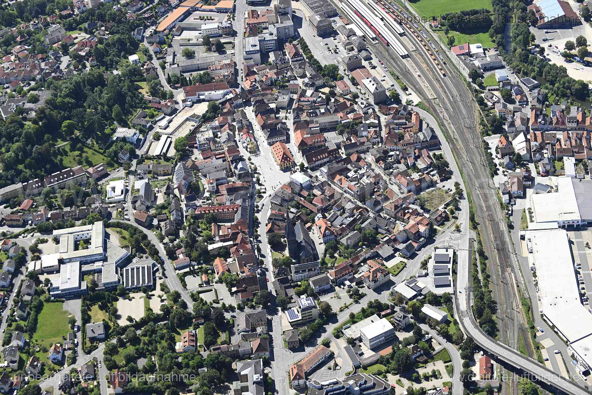 Luftaufnahme Lichtenfels - Altstadt in Lichtenfels | Oberfranken, Bayern