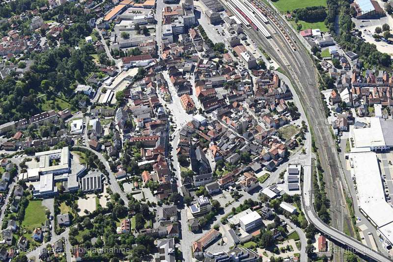 Luftaufnahme Lichtenfels - Altstadt in Lichtenfels | Oberfranken, Bayern