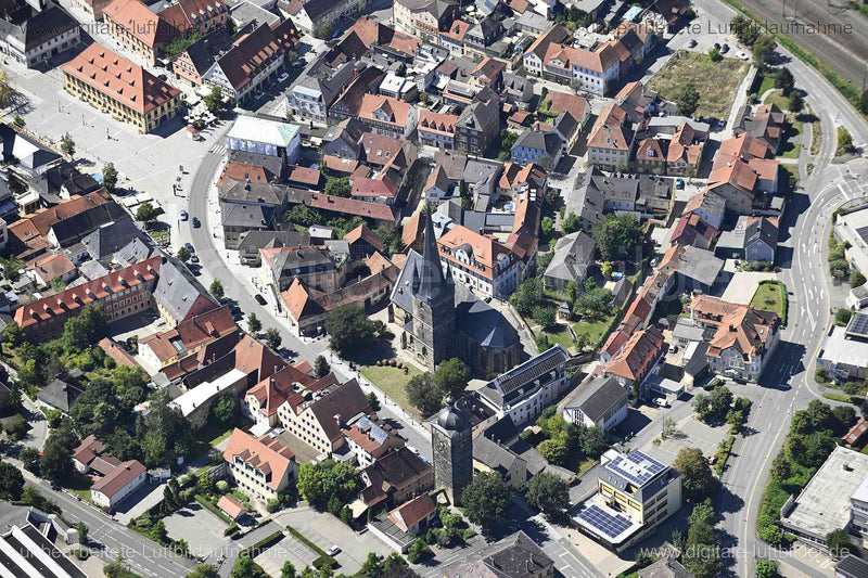 Luftaufnahme Lichtenfels - Altstadt in Lichtenfels | Oberfranken, Bayern