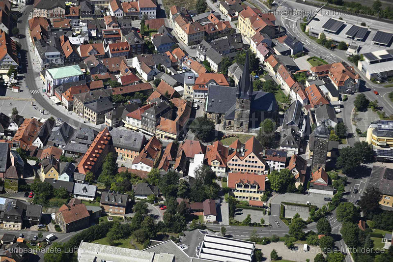 Luftaufnahme Lichtenfels - Altstadt in Lichtenfels | Oberfranken, Bayern