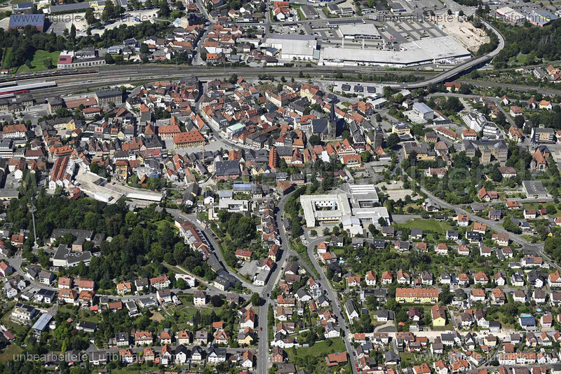 Luftaufnahme Lichtenfels - Altstadt in Lichtenfels | Oberfranken, Bayern