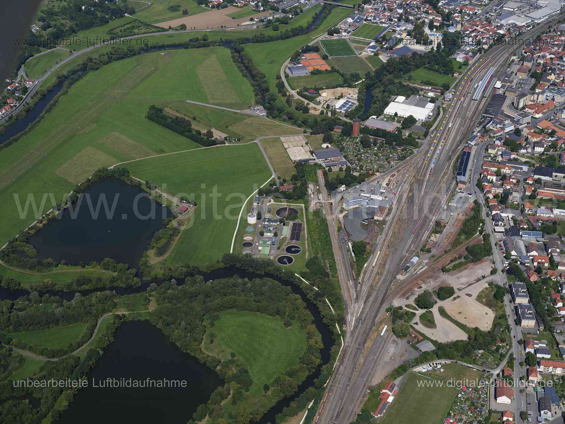 Luftaufnahme Lichtenfels - Kläranlage in Lichtenfels | Oberfranken, Bayern