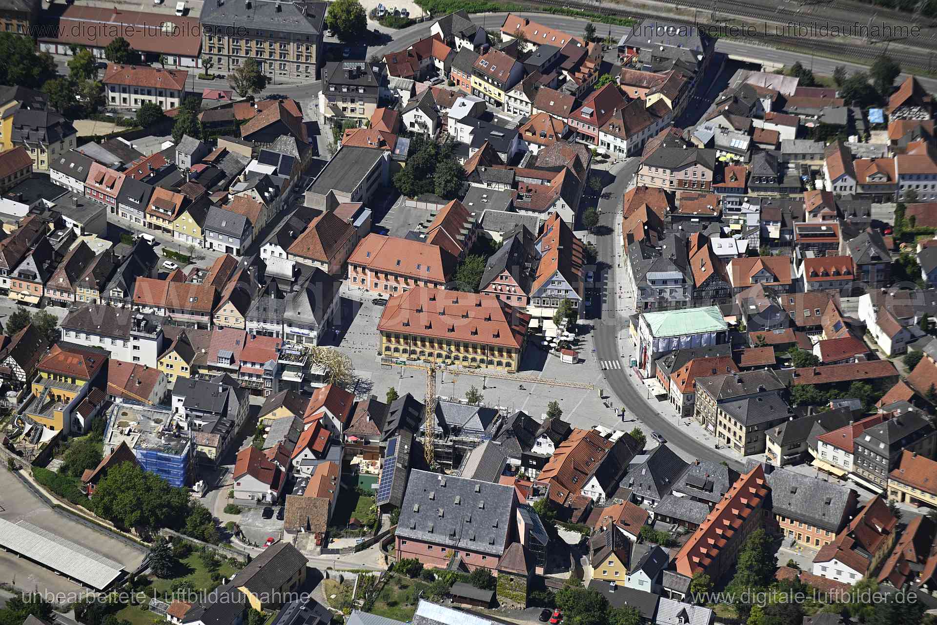 Luftaufnahme Lichtenfels - Rathaus in Lichtenfels | Oberfranken, Bayern