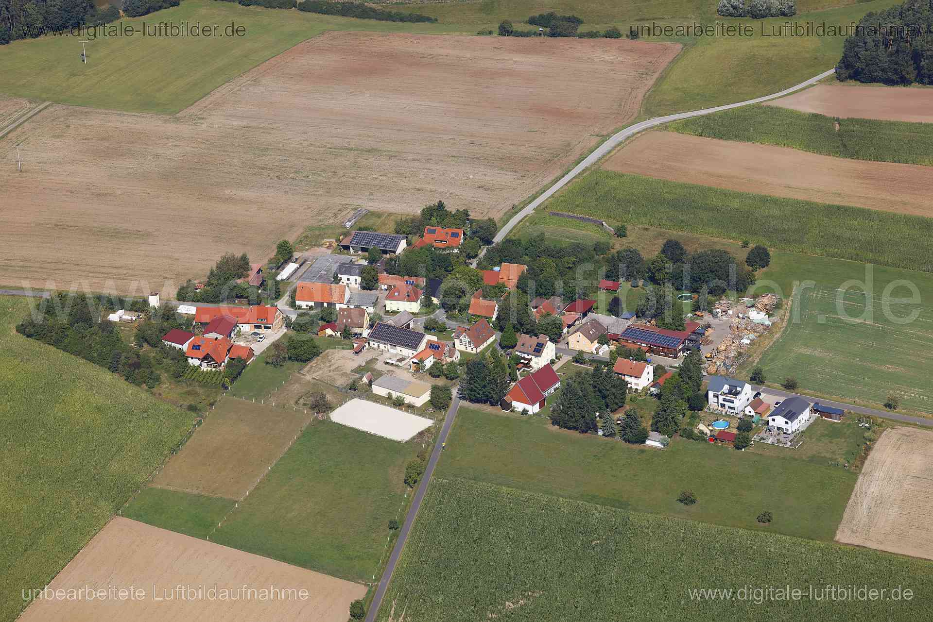 Luftaufnahme Kappersberg in Markt Erlbach | Mittelfranken, Bayern