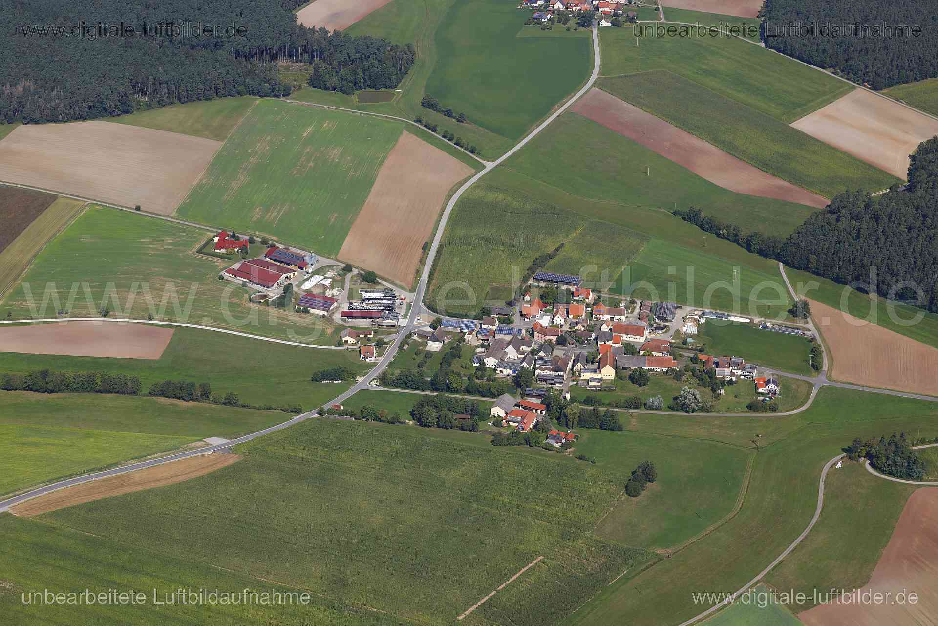 Luftaufnahme Klausaurach in Markt Erlbach | Mittelfranken, Bayern