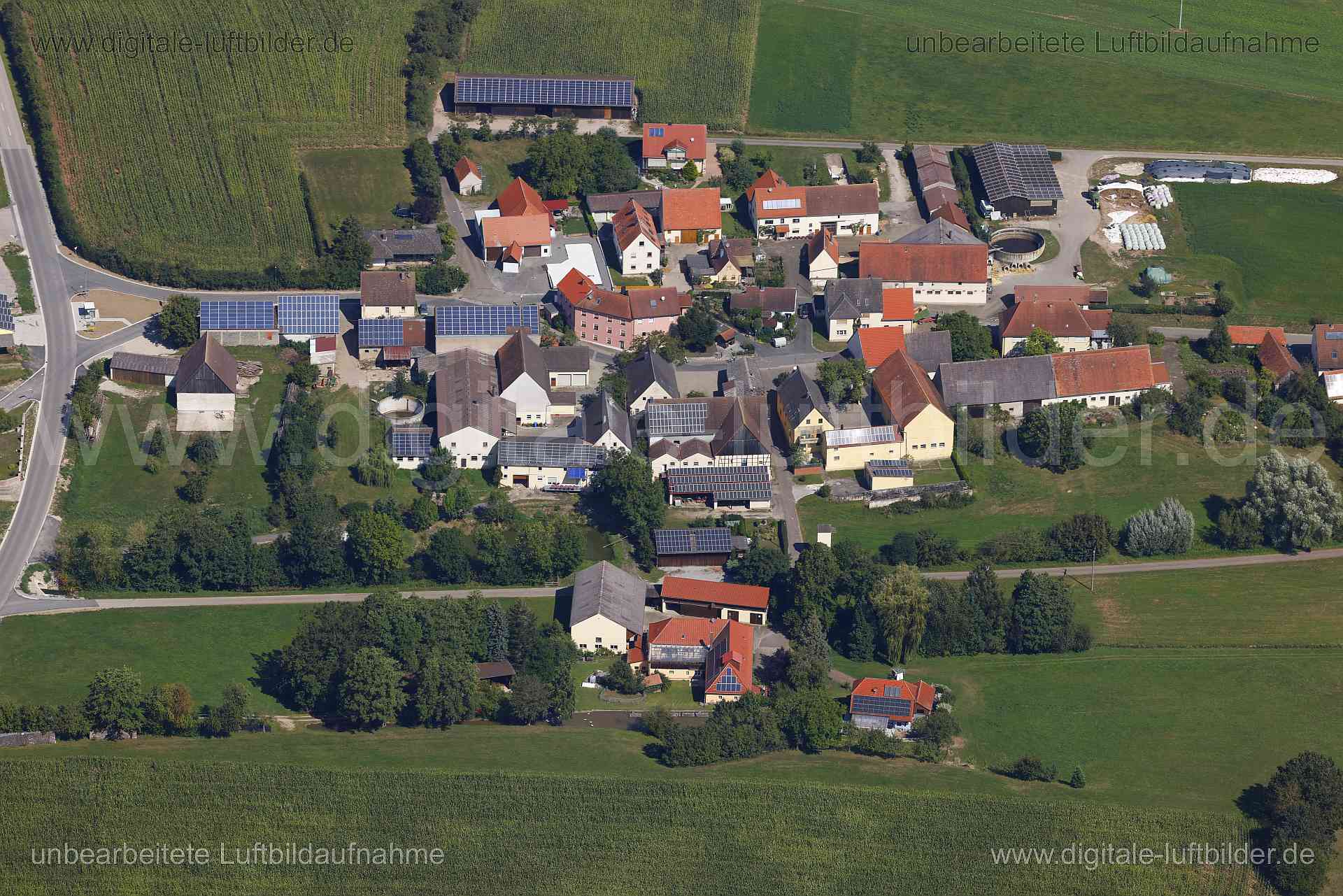 Luftaufnahme Klausaurach in Markt Erlbach | Mittelfranken, Bayern
