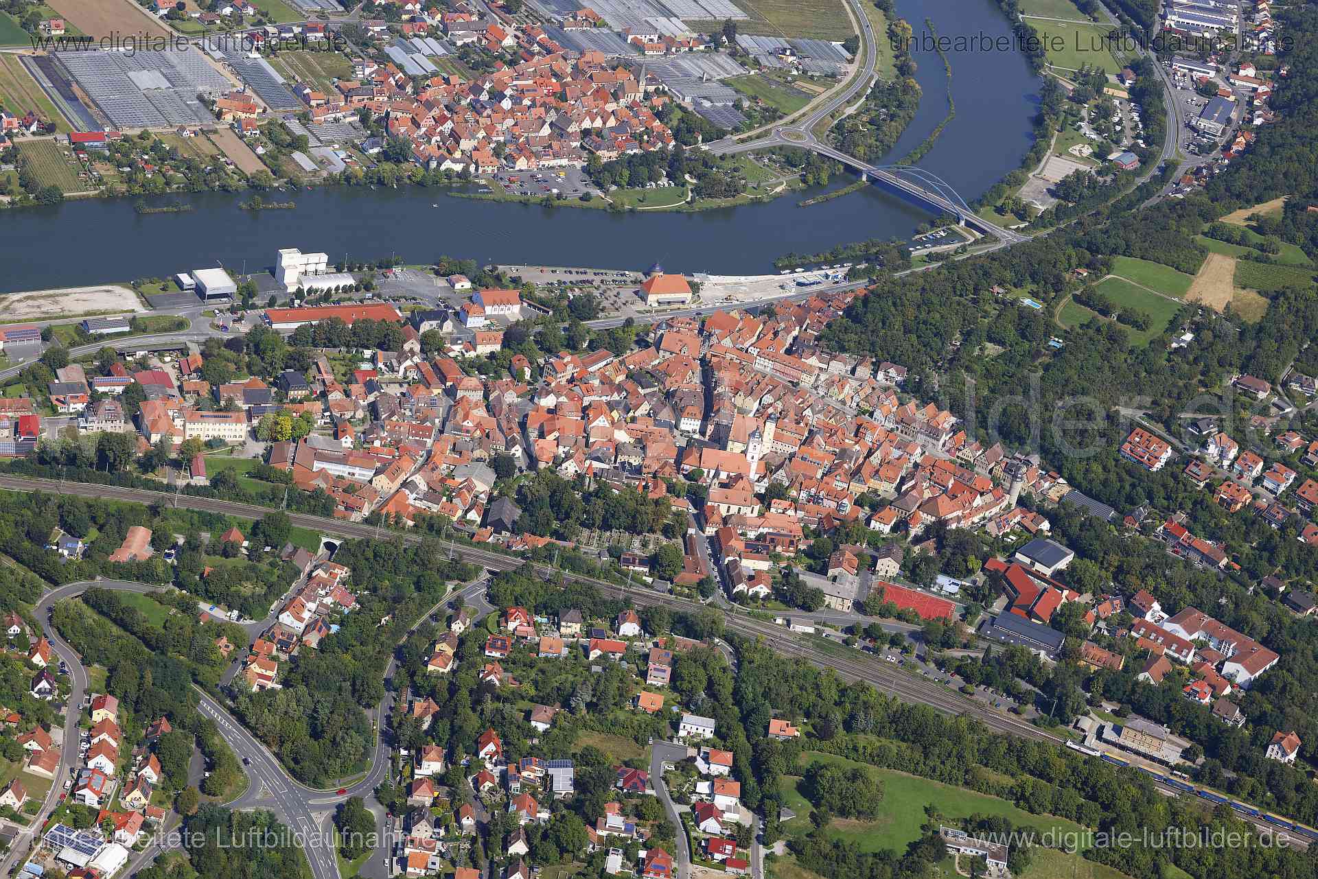 Luftaufnahme Marktbreit in Marktbreit | Unterfranken, Bayern
