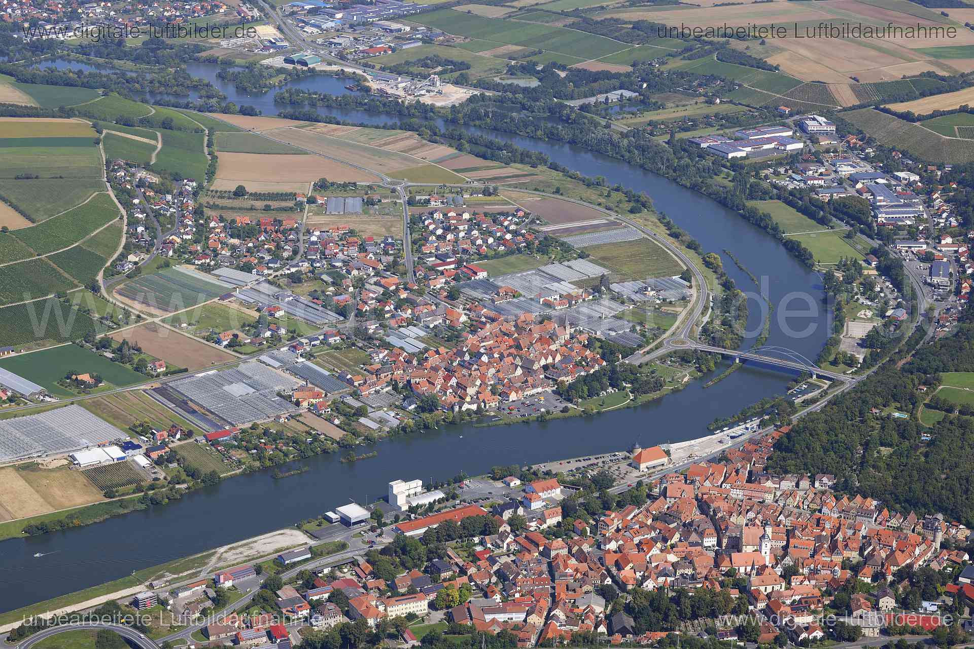 Luftaufnahme Marktbreit in Marktbreit | Unterfranken, Bayern