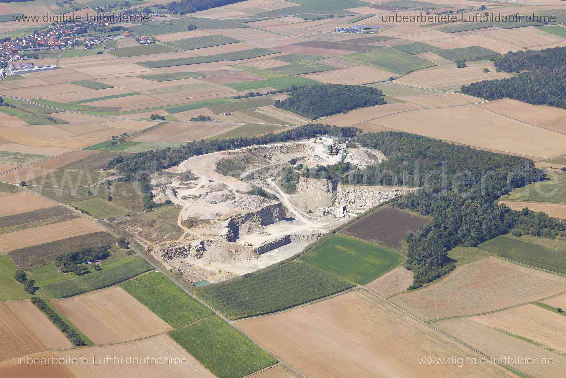 Luftaufnahme Berger Rohstoffe in Marktheidenfeld | Unterfranken, Bayern