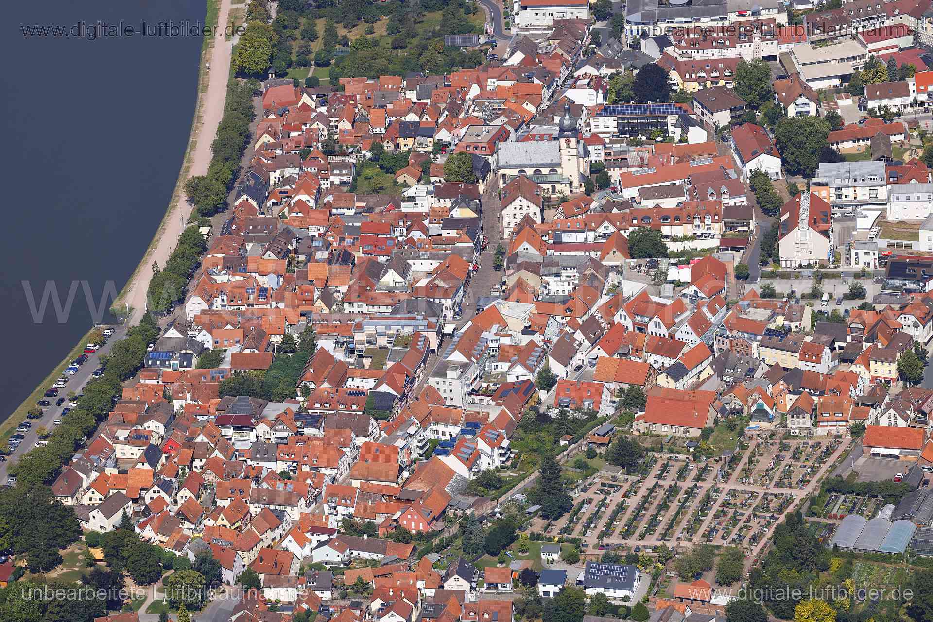 Luftaufnahme Marktheidenfeld in Marktheidenfeld | Unterfranken, Bayern