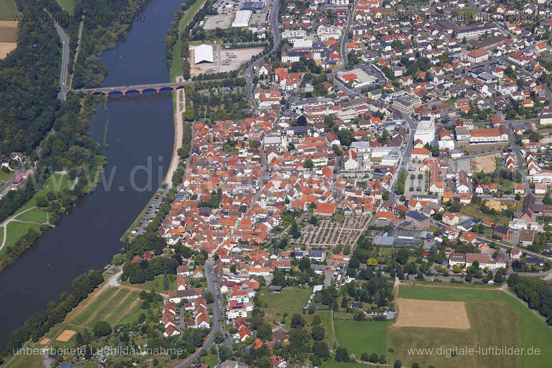 Luftaufnahme Marktheidenfeld in Marktheidenfeld | Unterfranken, Bayern