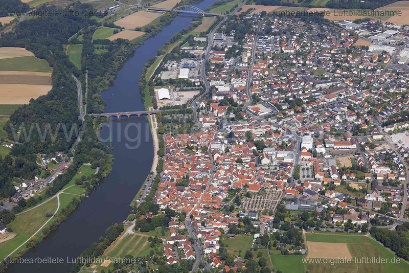 Luftaufnahme Marktheidenfeld in Marktheidenfeld | Unterfranken, Bayern
