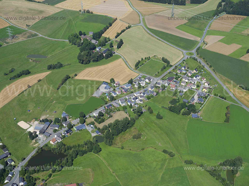Luftaufnahme Neuensorg in Marktleugast | Oberfranken, Bayern