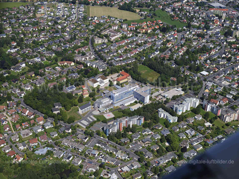Luftaufnahme Krankenhaus Marktredwitz in Marktredwitz | Oberfranken, Bayern