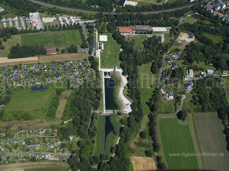 Luftaufnahme Naturfreibad Marktredwitz in Marktredwitz | Oberfranken, Bayern