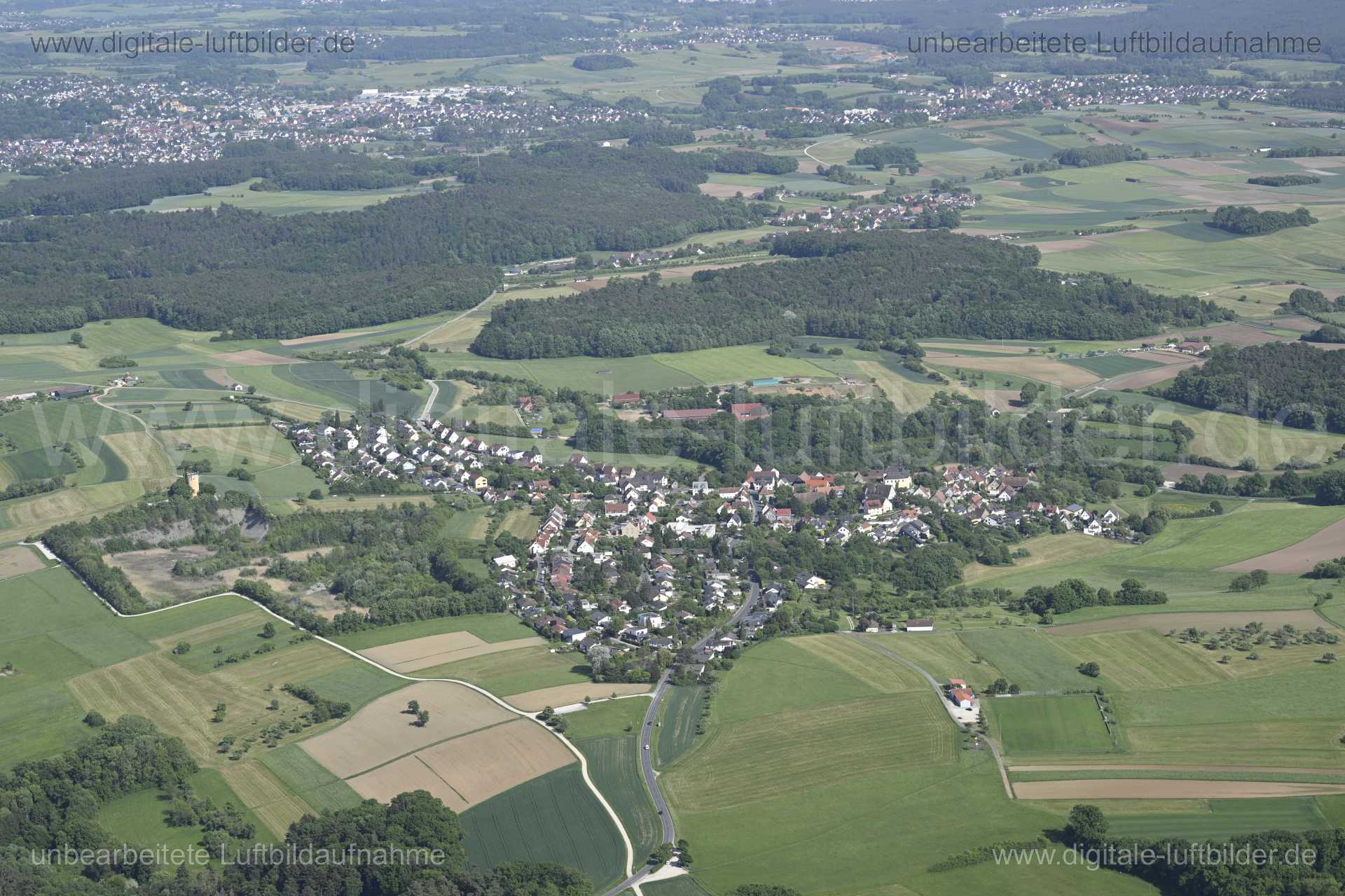 Luftaufnahme Marloffstein in Marloffstein | Mittelfranken, Bayern
