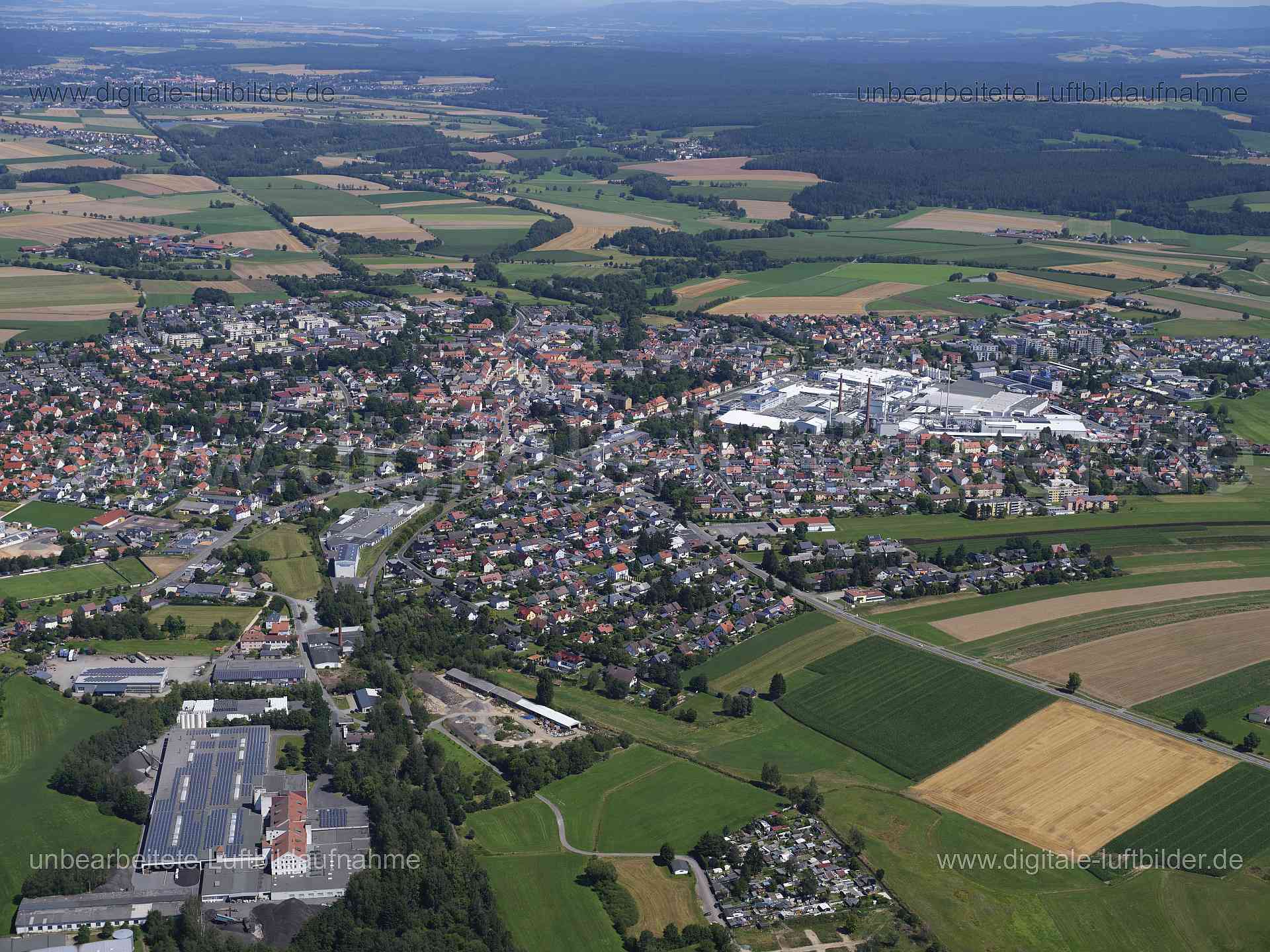 Luftaufnahme Mitterteich in Mitterteich | Oberpfalz, Bayern