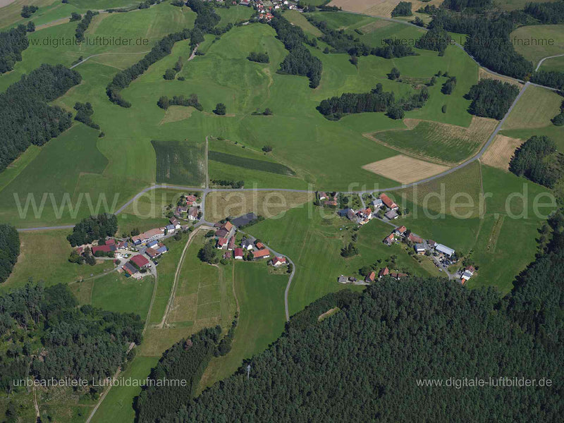 Luftaufnahme Horlachen in Münchberg | Oberfranken, Bayern