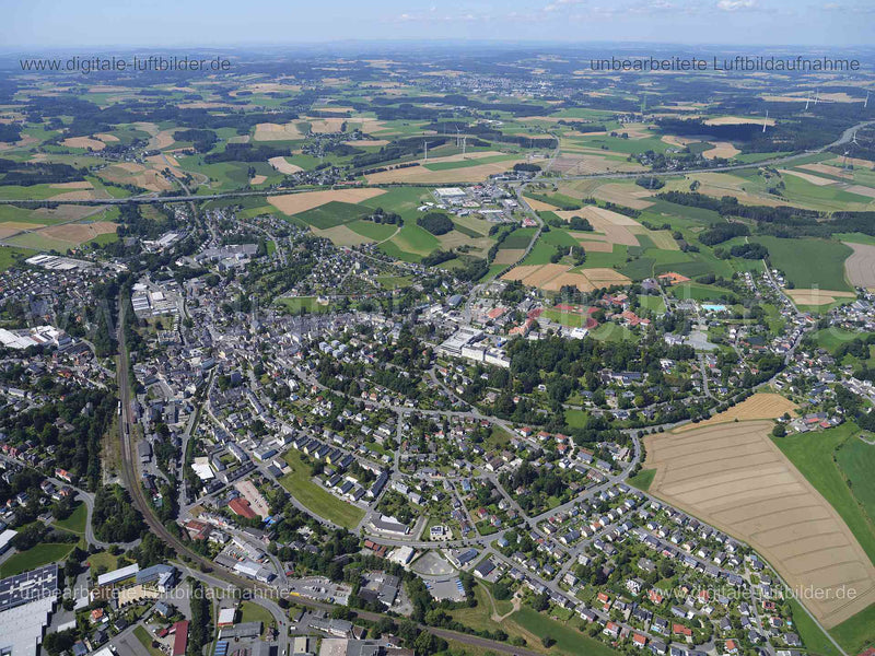 Luftaufnahme Münchberg in Münchberg | Oberfranken, Bayern