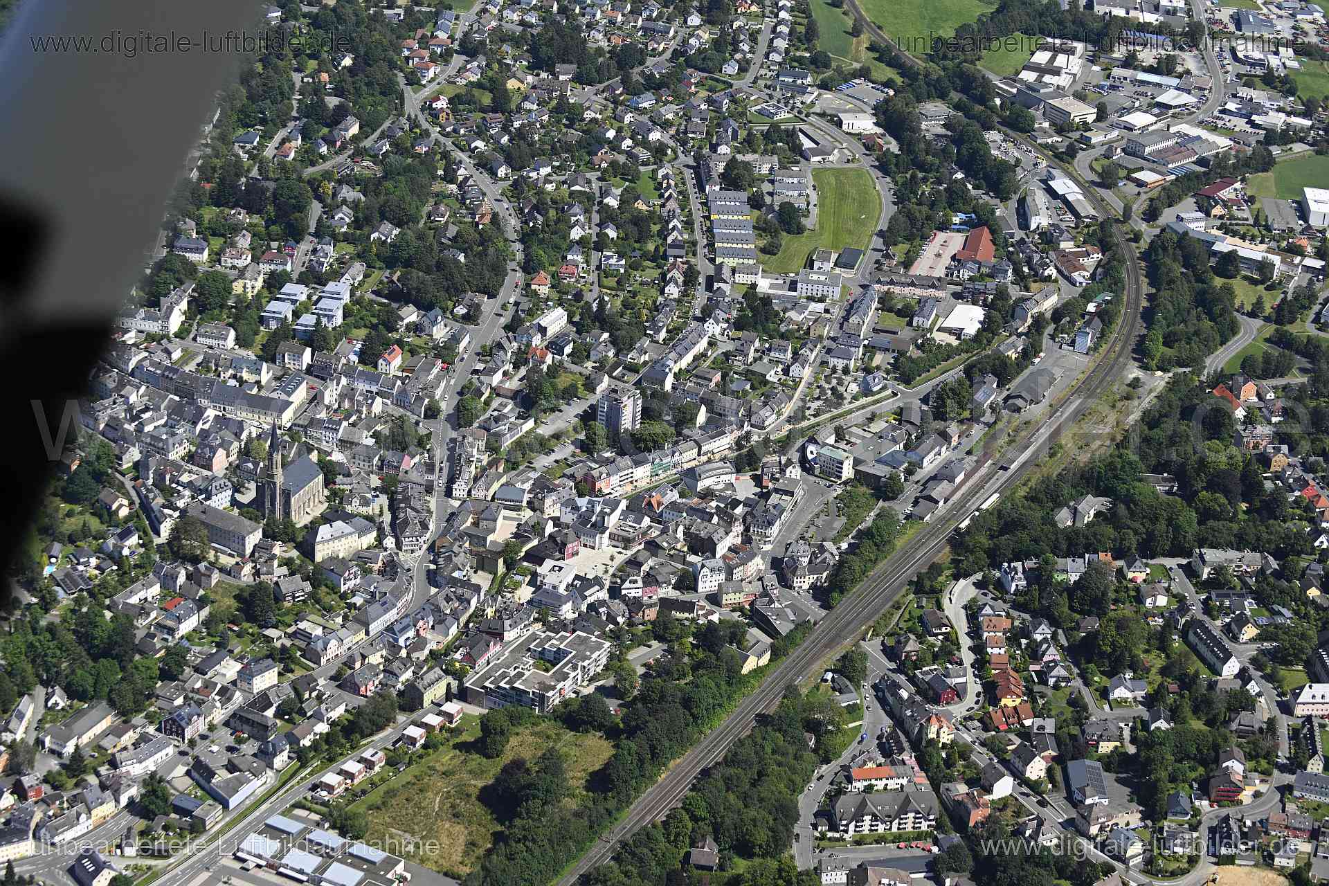 Luftaufnahme Münchberg in Münchberg | Oberfranken, Bayern