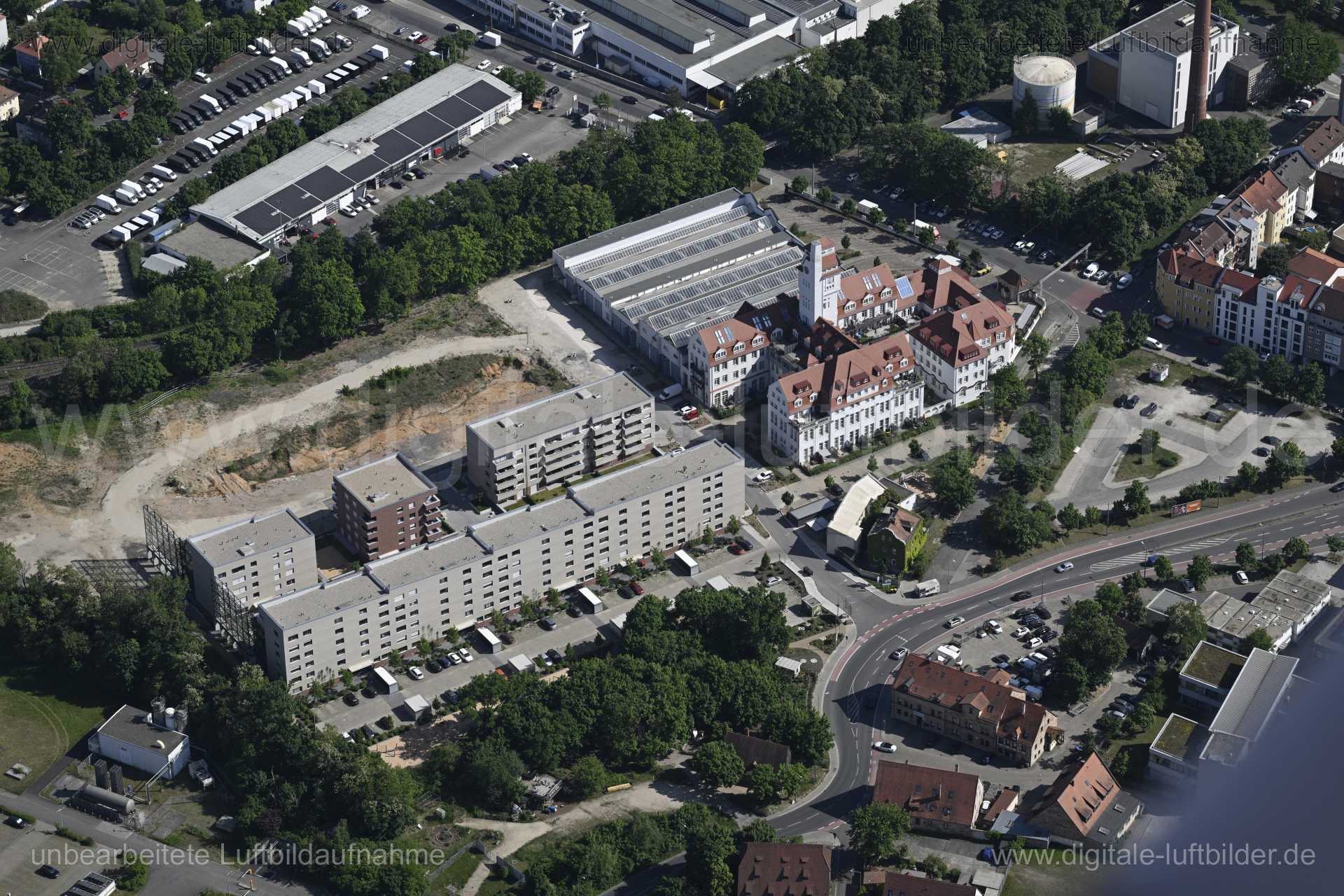 Luftaufnahme Adolf-Braun-Straße in Nürnberg | Mittelfranken, Bayern