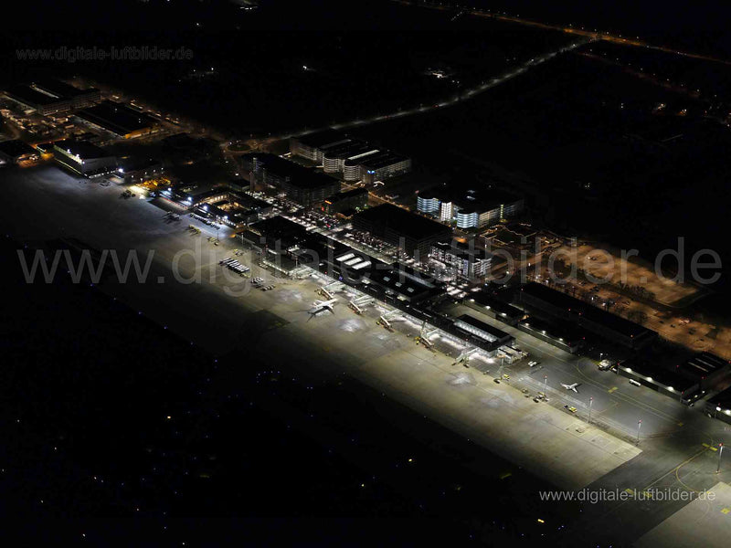 Luftaufnahme Albrecht-Dürer-Airport in Nürnberg | Mittelfranken, Bayern