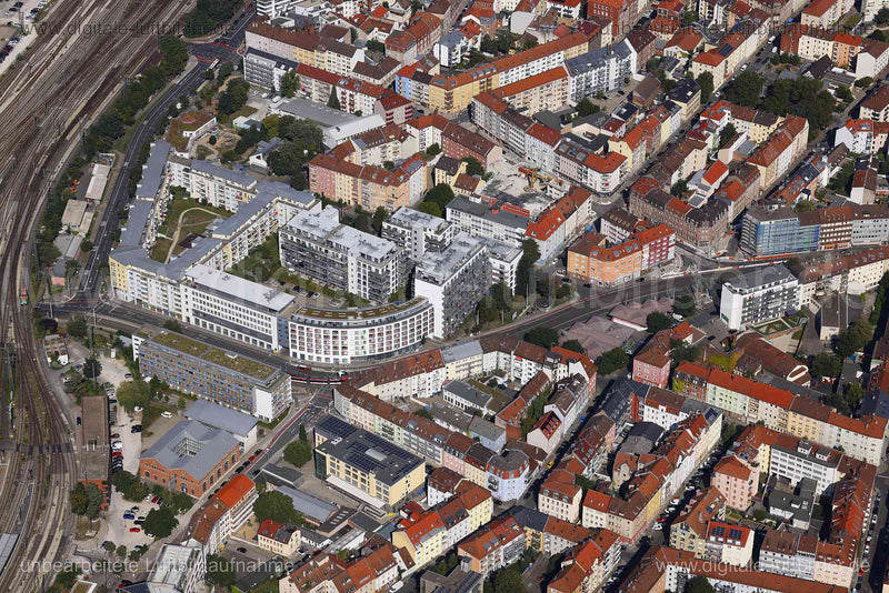 Luftaufnahme Allersberger Straße in Nürnberg | Mittelfranken, Bayern