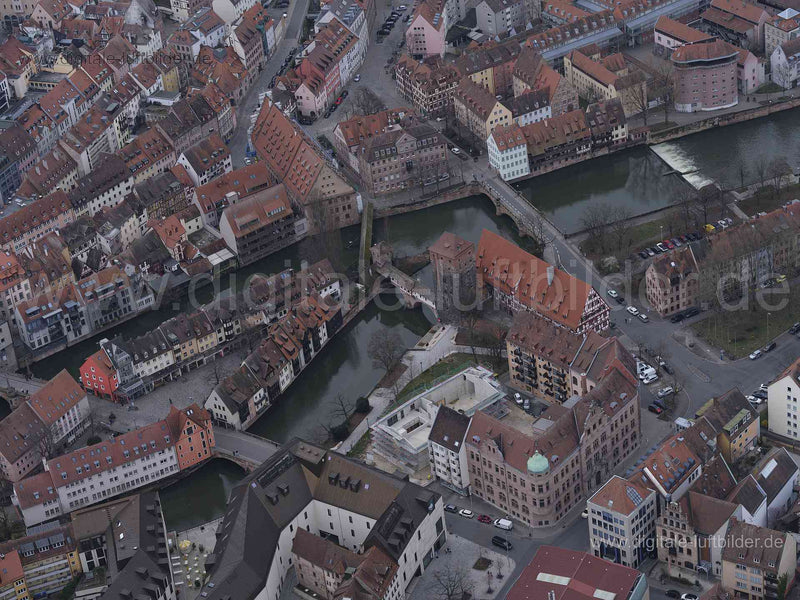 Luftaufnahme Altstadt in Nürnberg | Mittelfranken, Bayern