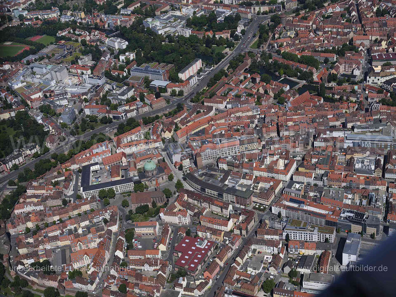 Luftaufnahme Altstadt in Nürnberg | Mittelfranken, Bayern